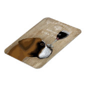 Dog Au Vin Boxer Magneet (Linkerzijde)