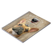 Dog Au Vin, Franse hond Notitieboek (Linkerzijde)