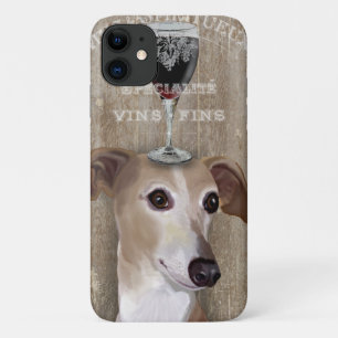 Dog Au Vin Greyhound iPhone 11 Hoesje