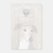 Dog Au Vin Greyhound Post-it® Notes (Voorkant)