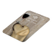 Dog Au Vin Yellow Labrador Magneet (Linkerzijde)