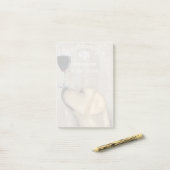 Dog Au Vin Yellow Labrador Post-it® Notes (Op bureau)