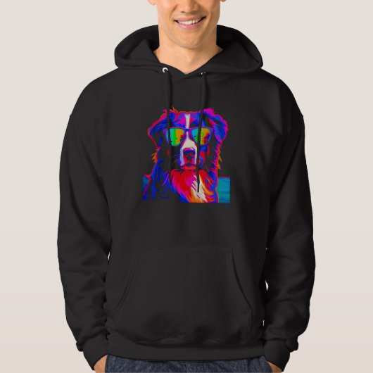 Dog Australian Shepherd Summer Hoodie (Voorkant)