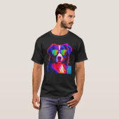 Dog Australian Shepherd Summer T-shirt (Voorkant volledig)