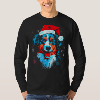Dog Australian Shepherd Xmas T-shirt