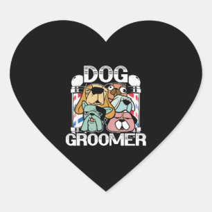Dog Barber Pet Groomer Pet Salon Bont Artiest Hart Sticker
