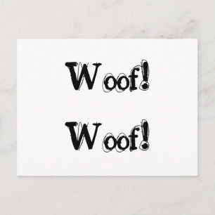 Dog Barking-klacht Briefkaart