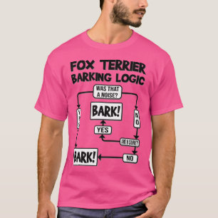 Dog Barking Logic, grappig hondencadeau, grappig v T-shirt
