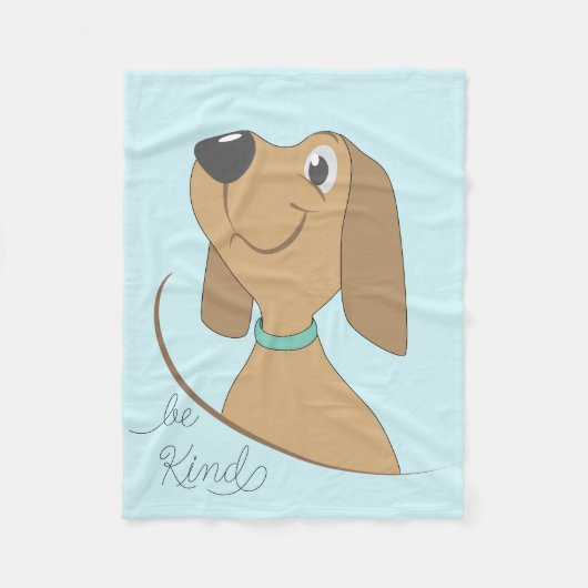 Dog-Be-type Fleece Blanket Deken (Voorkant)