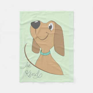 Dog-Be-type Fleece Blanket Deken