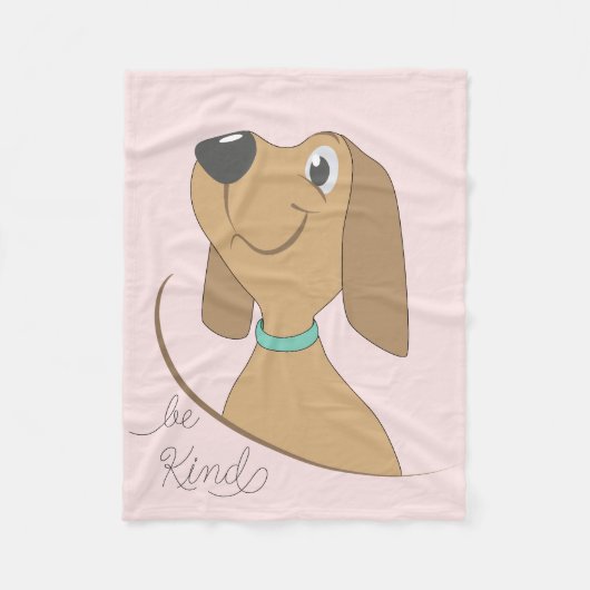 Dog-Be-type Fleece Blanket Deken (Voorkant)