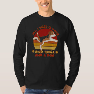 Dog Beagle Dog Beagle Puppy Eigenaar Yoga Dog T-shirt