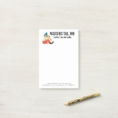 Dog Bed en Breakfast Business Custom Post-it® Notes (Op bureau)