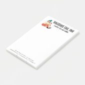 Dog Bed en Breakfast Business Custom Post-it® Notes (Schuin)