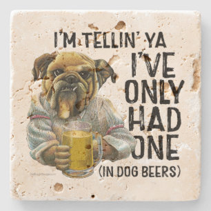 Dog Beers Stenen Onderzetter