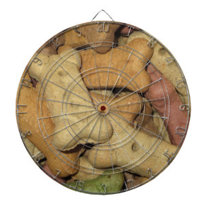 Dog behandelt dartboard dartbord