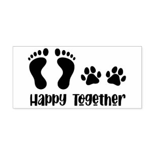 Dog Best Friend Rubber Stamp Zelfinktende Stempel
