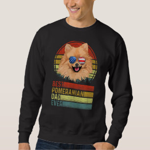 Dog Best Pomeranian Dad Day Pu Trui