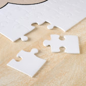 Dog bij afspelen legpuzzel (Zijkant)