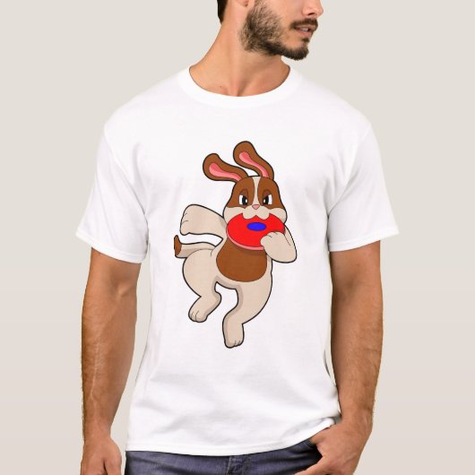 Dog bij afspelen t-shirt (Voorkant)