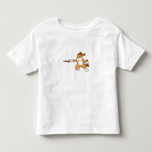 Dog bij Darts met Dart.PNG Kinder Shirts
