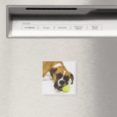 Dog bijten tennisbal magneet (Insitu (Vaatwasser))