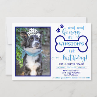 Dog Birthday Invitation | Uitnodiging Doggy
