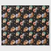 Dog Birthday Party Cadeaupapier (Vlak)