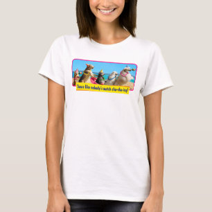 Dog Birthday Party Conga Line T-shirt
