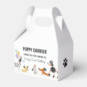 Dog Birthday Puppy Pawty Animals Puppy Carrier Bedankdoosjes