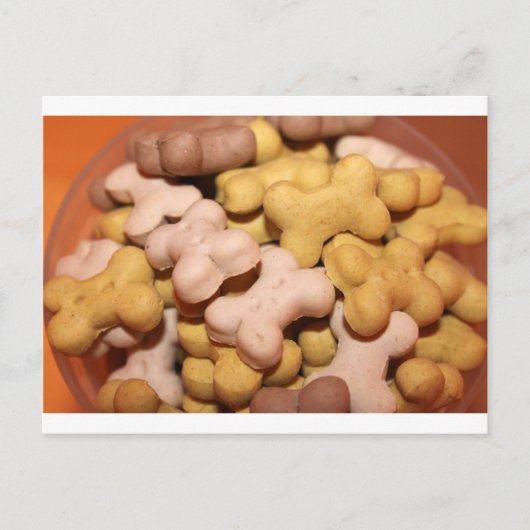 Dog Biscuits Briefkaart (Voorkant)