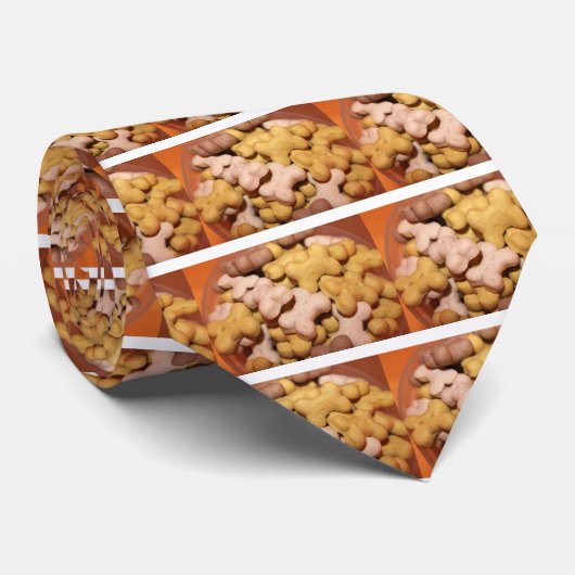 Dog Biscuits Stropdas (Opgerold)