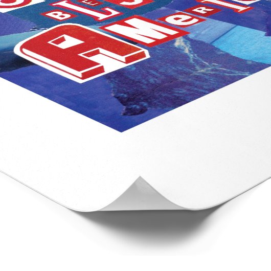 Dog Bless America Print (Hoek)