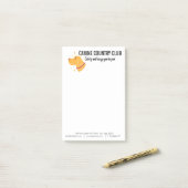 Dog boarding Business Custom Post-it® Notes (Op bureau)