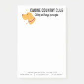 Dog boarding Business Custom Post-it® Notes (Voorkant)