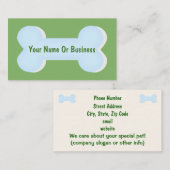 Dog Bone Animal Professional Visitekaartje (Voorkant / Achterkant)