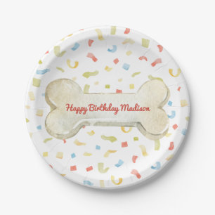 Dog Bone Birthday Party Papieren Bordje
