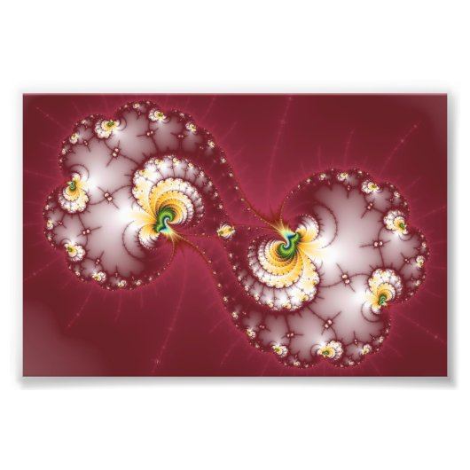 Dog Bone Chew - Fractal Foto Afdruk (Voorkant)