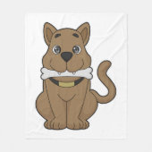 Dog Bone Fleece Deken (Voorkant)
