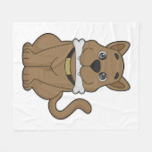 Dog Bone Fleece Deken (Voorkant (Horizontaal))