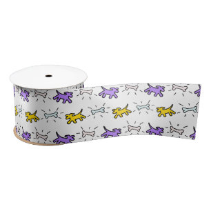 Dog Bone Graffiti-stijl Kies Kleurlint 2 Lint