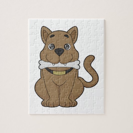 Dog Bone Legpuzzel (Verticaal)