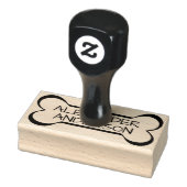 Dog Bone personaliseren Rubberstempel (Stempel)