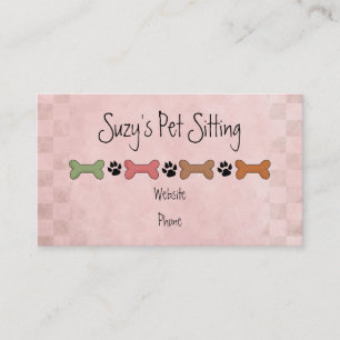 Dog Bone Pet Visitekaartjes