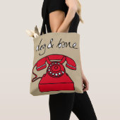 Dog & Bone Phone Tote Bag (De près)