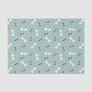 Dog Bone, Puppy Party, Blue en Green Tissuepapier