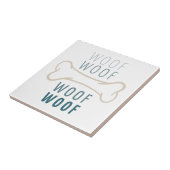Dog Bone Wof Tegeltje (Zijkant)
