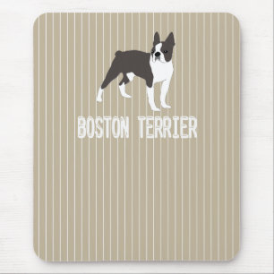 dog-Boston Terrier Muismat