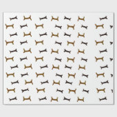 Dog Botten Cadeaupapier (Vlak)