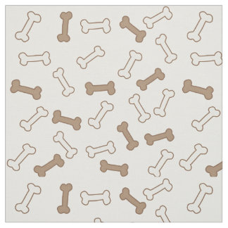 Dog botten Pattern Fabric Stof